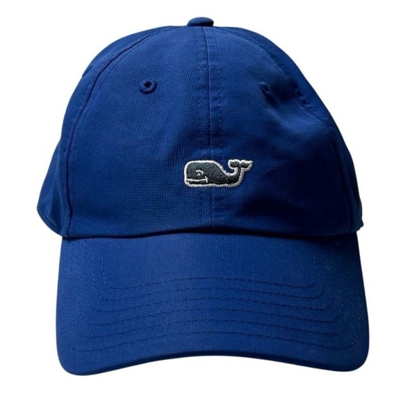 Vineyard Vines Blue Whale Logo Adjustable Baseball Cap Unisex Adults - Picture 1 of 13